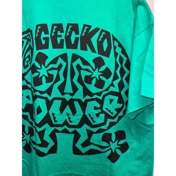 Vintage Gecko Shirt Rally Gecko Hawaii Car Promotional Green Graphic Tee XL - Picture 7 of 9